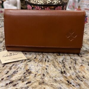 NWT Patricia Nash Long Leather Wallet